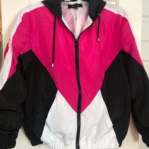 Windbreaker zip up jacket